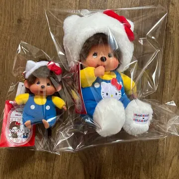 헬로키티 x 몬치치 봉제 인형 세키구치