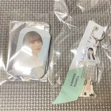 토미타 나나카 아크릴 키링 캔뱃지 세트