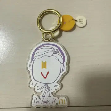 BTS 맥도날드 아크릴 키링 V 태태