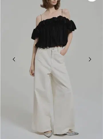 THE TOE Aegean 데님 팬츠 화이트