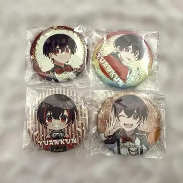 컬러풀 피치 유안군 캔뱃지 4종 세트 프리미엄 피치 파티