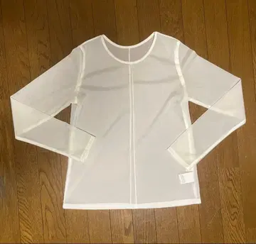 Ray BEAMS 시스루 긴팔 상의 프리 사이즈