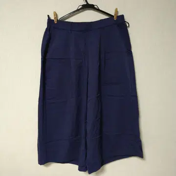 포엘 퍼플 네이비 가우초 팬츠 XL