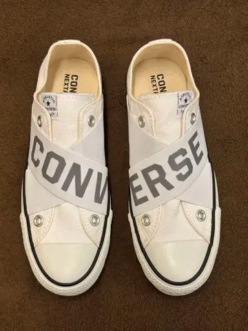 컨버스 슬립온 스니커즈 화이트 여성용 로우컷