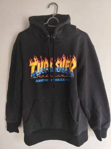 Thrasher x PlayGround 후드티 XL 블랙