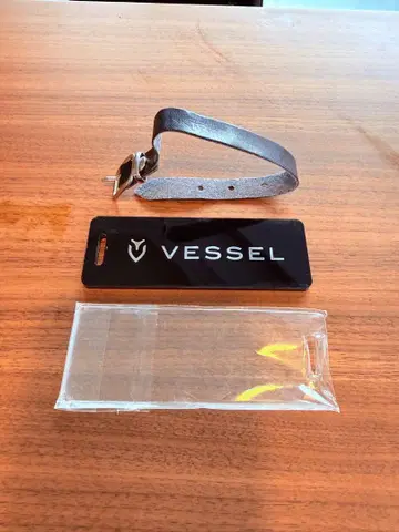 VESSEL 골프 명찰 블랙 캐디백 용