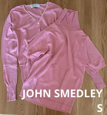 JOHN SMEDLEY 가디건&터틀 스웨터 S