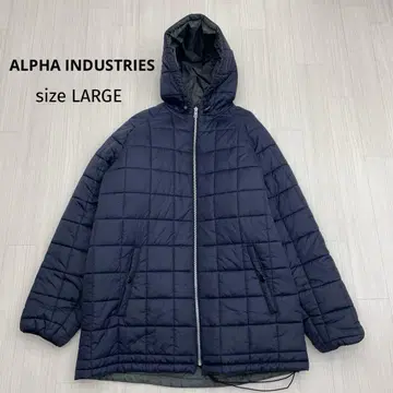 ALPHA INDUSTRIES 리버서블 다운 자켓 L