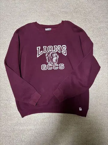 컨버스 LIONS GGC XL 버건디 맨투맨 90s