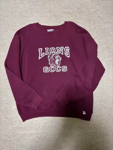 컨버스 LIONS GGC XL 버건디 맨투맨 90s