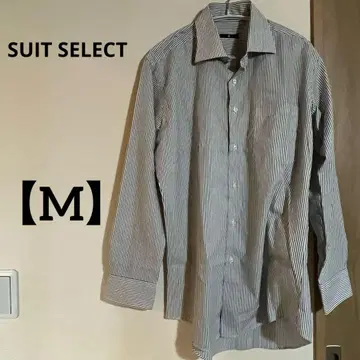 SUIT SELECT [ M ] 스트라이프 긴팔 셔츠 미얀마 제