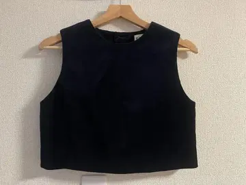 미사용 택 포함 fig London VELVET vest 벨벳 베스트
