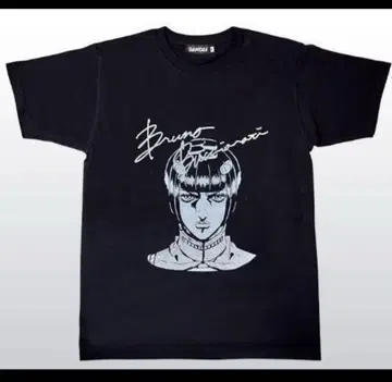 새상품 죠죠의 기묘한 모험 부챠라티 T셔츠 반다이 M 블랙