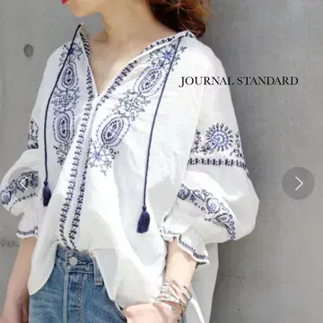 JOURNAL STANDARD 자수 블라우스