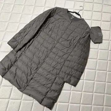 UNIQLO 라이트 다운 코트 XL 그레이 구형 디자인 새상품급