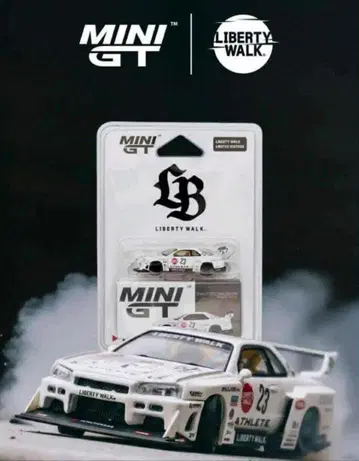 한정판 Mini GT ER34 아스리토 화이트