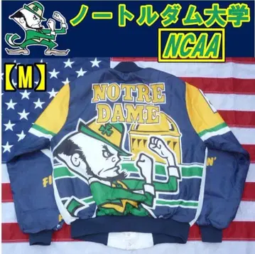 미국 노트르담 대학 바시티 자켓형 윈드 브레이커 M 사이즈 USED