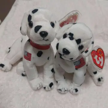 택 포함 새상품급 Ty Rescue 봉제 인형 달마시안