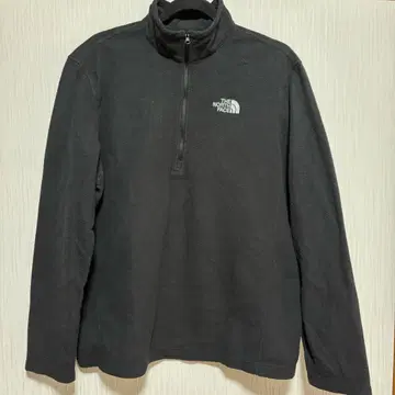 THE NORTH FACE 블랙 플리스 하프 지퍼 M 사이즈