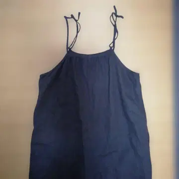 me. 메리야크 네이비 슬리브리스 올인원 팬츠
