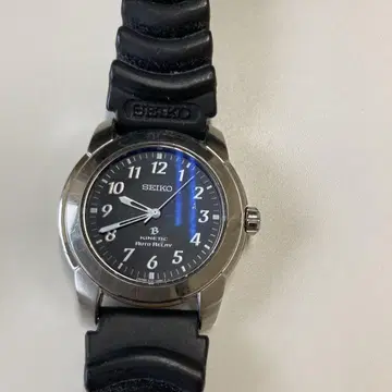 SEIKO Kinetic Auto Relay 블랙 다이얼