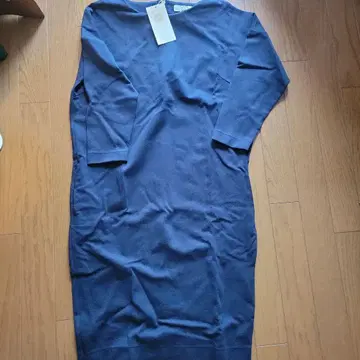 루소크 네이비 무릎 기장 원피스 38