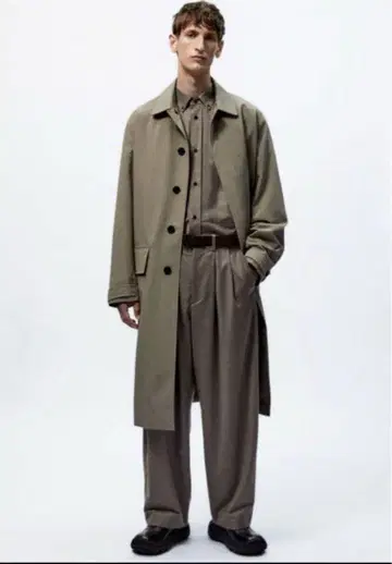 ZARA 스튜디오니콜슨 워터 렌트 트렌치코트 s 사이즈