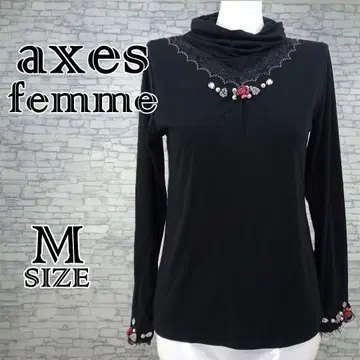 페어리 그런지 발레코어 공주 갸루 터틀 긴팔 T M