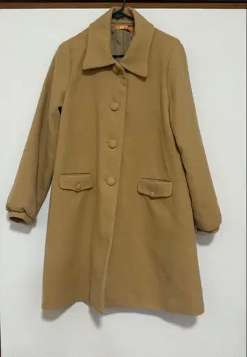 Fi.n.t 베이지 롱 코트 아우터