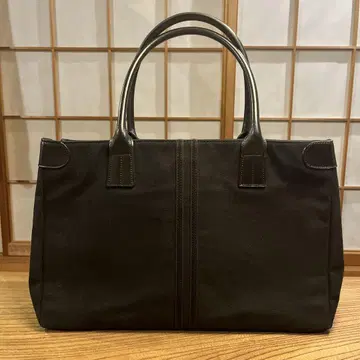 TEMAS 가염 블랙 토트백 새상품급