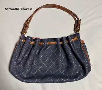 사만다 타바사 samantha thavasa 데님 핸드백 라메 부착