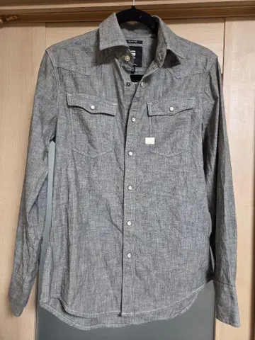 G-Star RAW 슬림핏 그레이 셔츠 XS