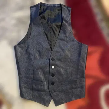 ROEN 로엔 다크 그레이 폴리에스테르 베스트