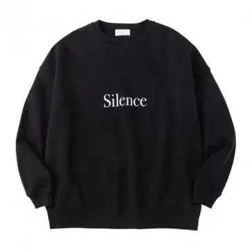새상품 POET MEETS DUBWISE SILENCE 맨투맨 블랙
