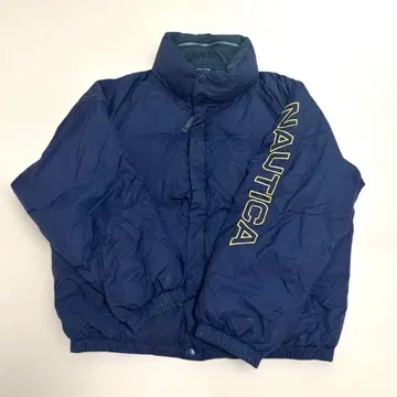 NAUTICA 네이비 다운 자켓 리버서블