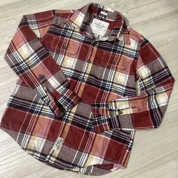 Abercrombie & Fitch 체크 무늬 플란넬 셔츠 M