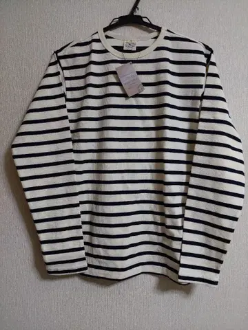 AVIREX U.S.A. 스트라이프 긴팔 티셔츠 M