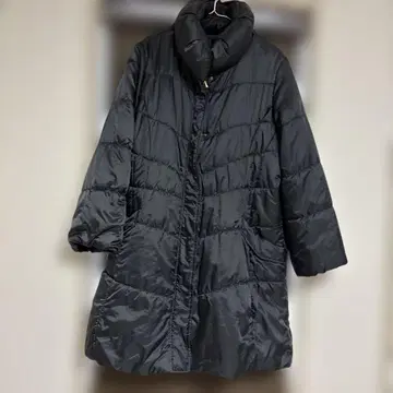 블랙 롱 다운 자켓 4L