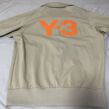 Y-3 베이지 트랙 자켓