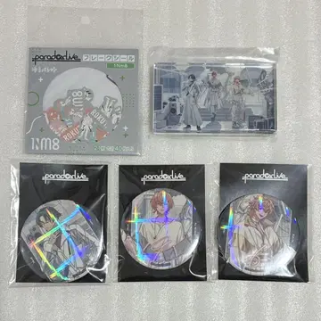 [ 5세트 ] 1Nm8 캔뱃지 플레이크 씰 아크릴 블록