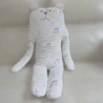 크라프트홀릭 음표 무늬 곰 인형