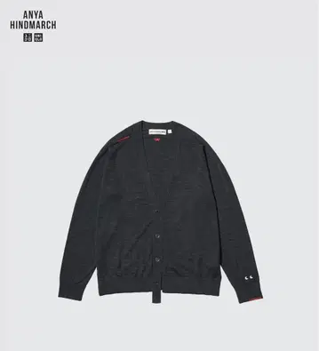 택 포함 새상품 UNIQLO 유니클로 안야 힌드마치 가디건 S