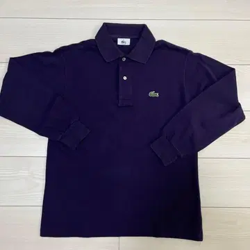 LACOSTE 보라색 피케 셔츠 사이즈 3