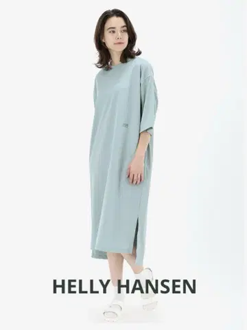 [새상품급] HELLY HANSEN 숏 슬리브 원 포인트 원피스 WM