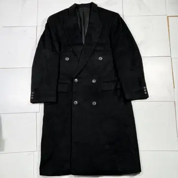 새상품급 ZEE TRUST 캐시미어 100% 더블 브레스트 체스터 코트