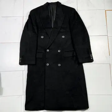 새상품급 ZEE TRUST 캐시미어 100% 더블 브레스트 체스터 코트