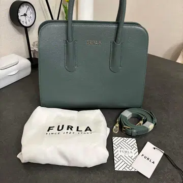 FURLA 그린 에메랄드 그린 핸드백 숄더백