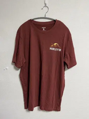 Hurley 버건디 T셔츠 L 사이즈