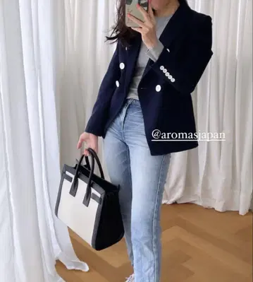 AROMAS 네이비 자켓