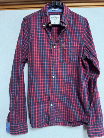 Abercrombie & Fitch 체크 무늬 셔츠 S